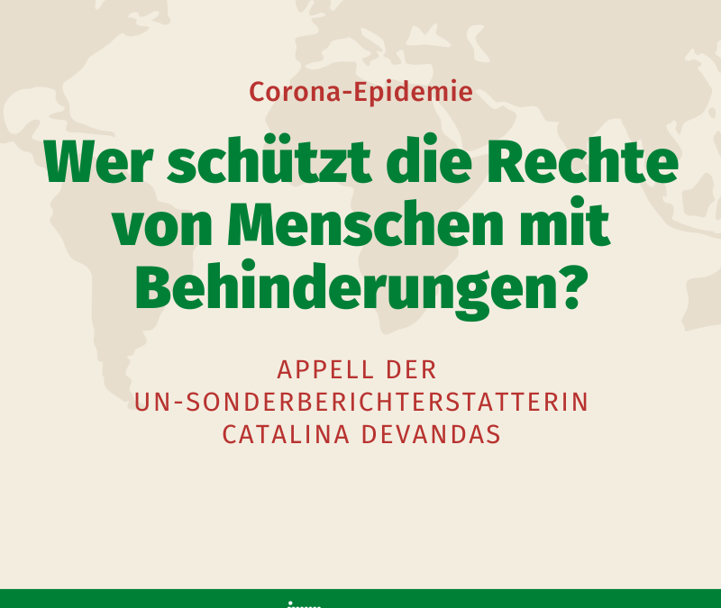 Wer schützt die Rechte von Menschen mit Behinderungen?