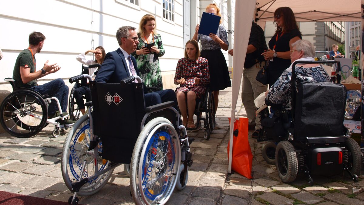 Sensibilisierungstraining, Josefsplatz, 6. Juni 2022