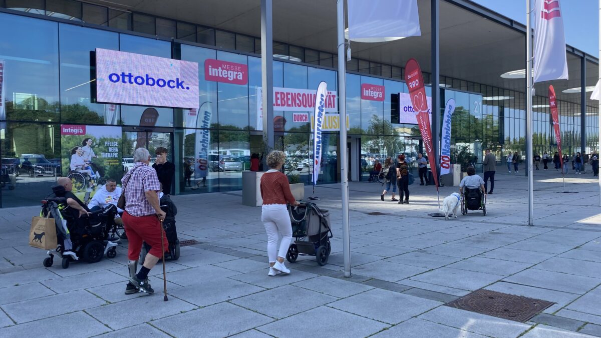 integra 2024, Außenansicht Messe Wels, Foto: Kerstin Huber-Eibl