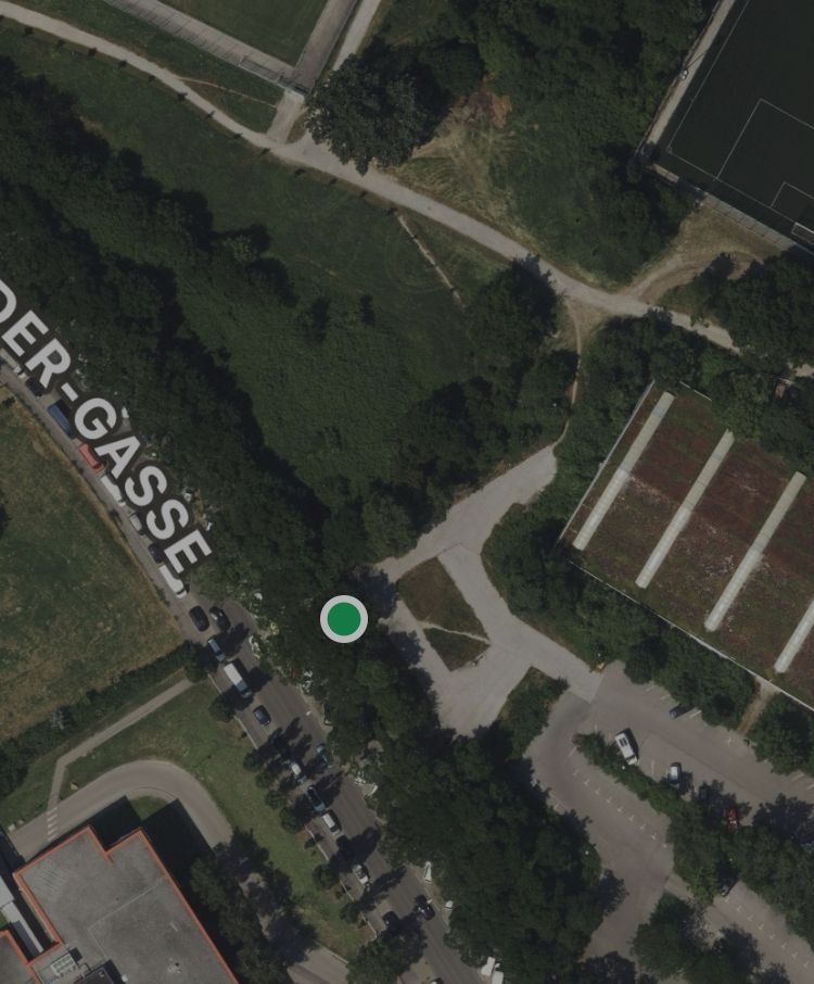 Luiftansicht Parkplatz