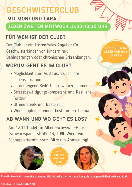 Einladung Geschwisterclub 2025